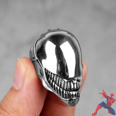 Bague Spiderman. Chevalière Venom.