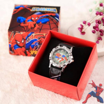 Coffret Montre Spiderman Noir