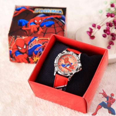 coffre montre rouge spiderman