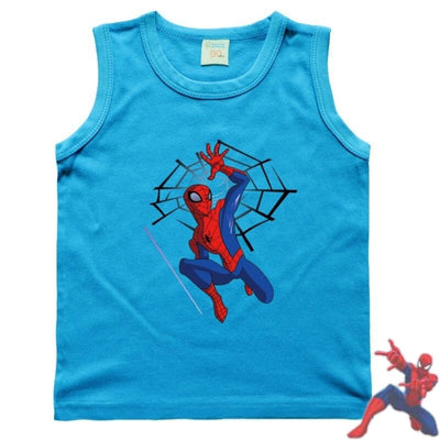 Débardeur Spiderman Bleu pour enfant