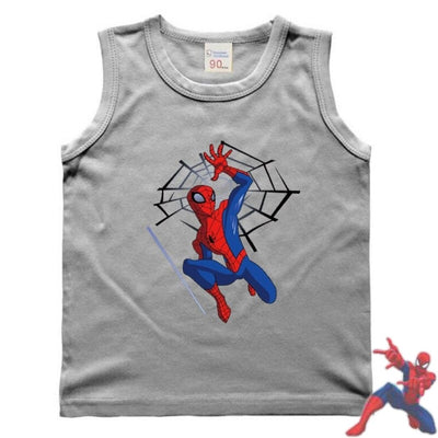 Débardeur Spiderman Gris pour enfant