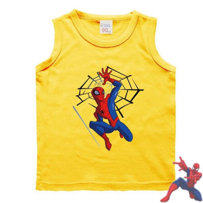 Débardeur Spiderman Jaune pour enfant