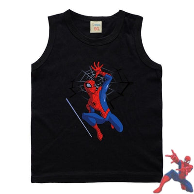 Débardeur Spiderman Noir pour enfant