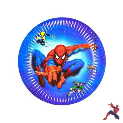 Kit Fournitures De Fête D'anniversaire Jetable Spiderman |