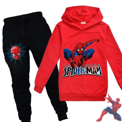 Survêtement Spiderman Rouge & Noir