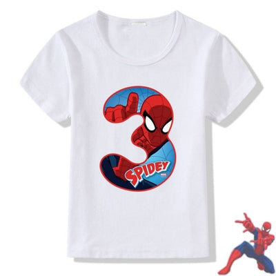 T-shirt Spiderman 3 ans. T-shirt enfant.