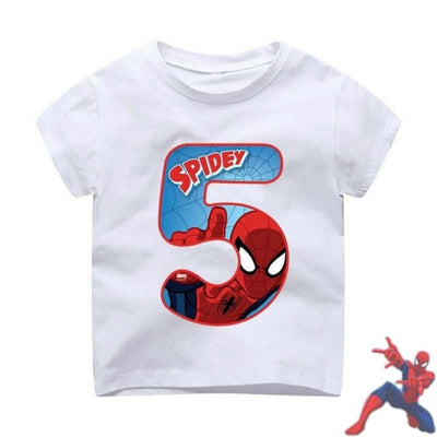 T-shirt Spiderman 5 ans. T-shirt enfant.
