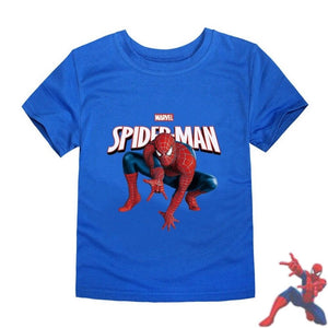 t-shirt adulte spiderman Bleu Marine.