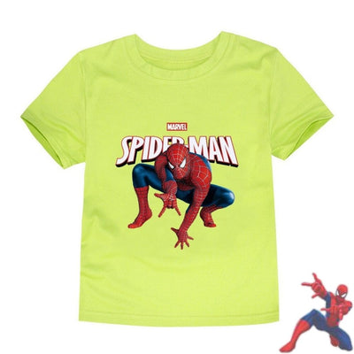 T-shirt spiderman adulte kaki.