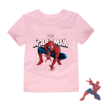 T-shirt spiderman adulte rose.