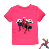 T-Shirt Spiderman Marvel | Enfant | Fushia